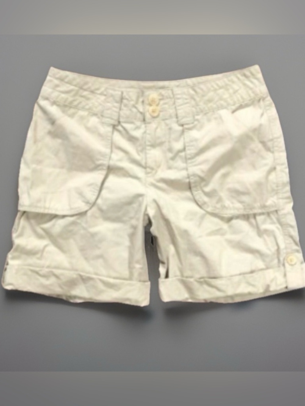 IZOD Beige / Khaki Convertible Length Cargo Shorts